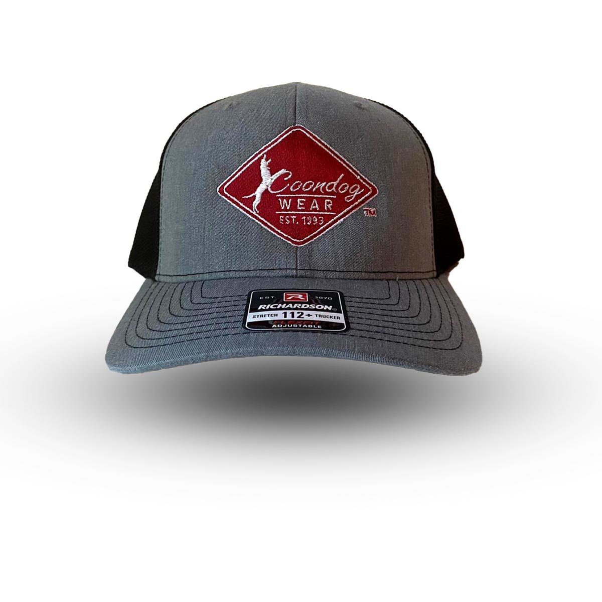 Vintage Red Diamond – Charcoal Front & Black Back Cap