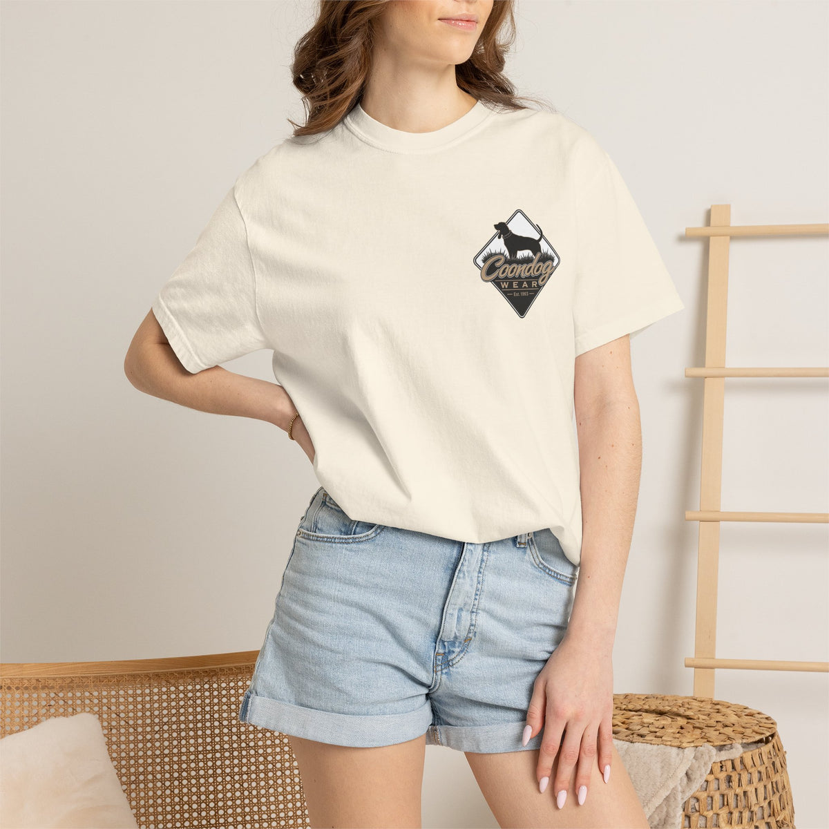 Coondog Classic Tan Diamond Hunting T-Shirt