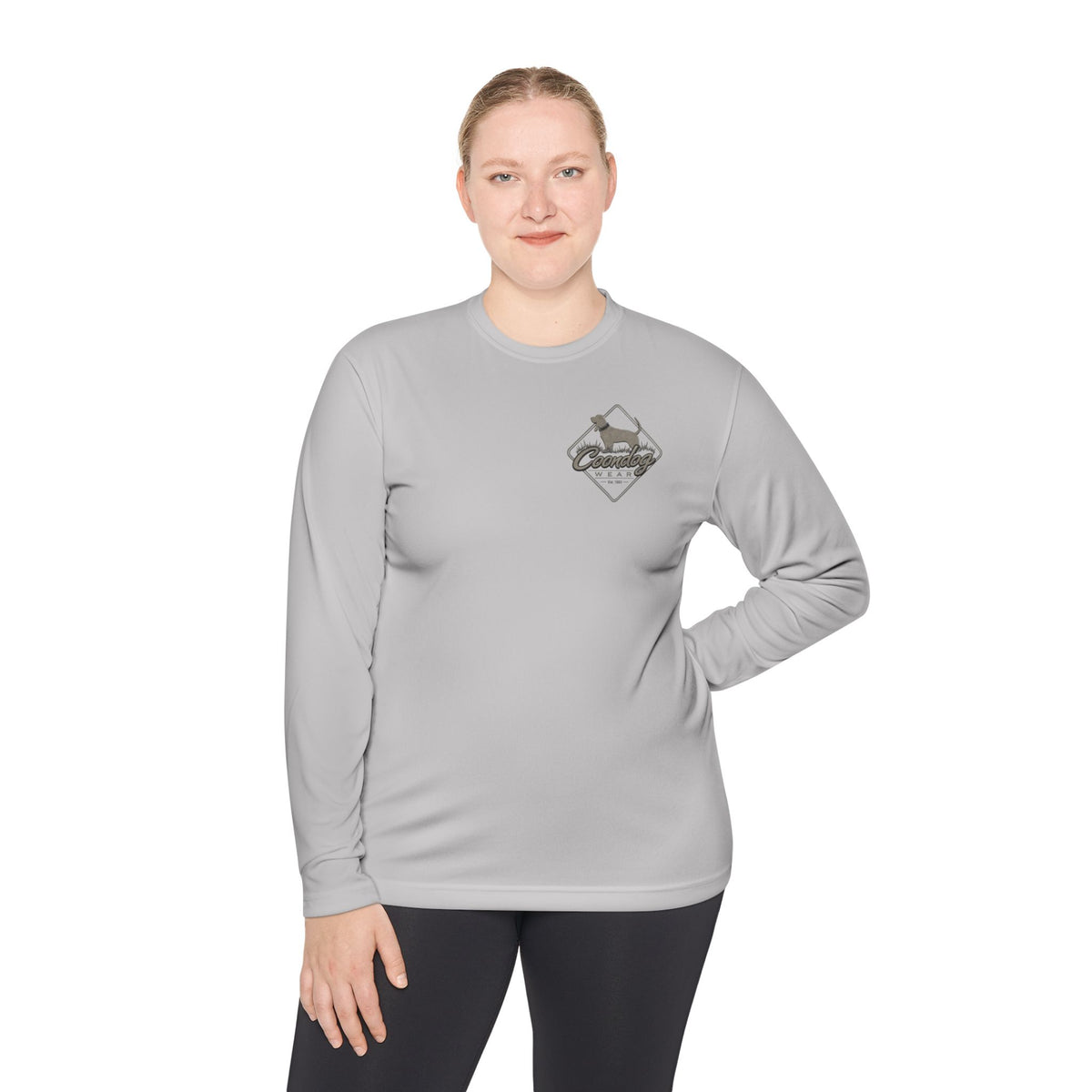 Coondog Stone Cold Concrete Diamond Performance Long Sleeve Shirt