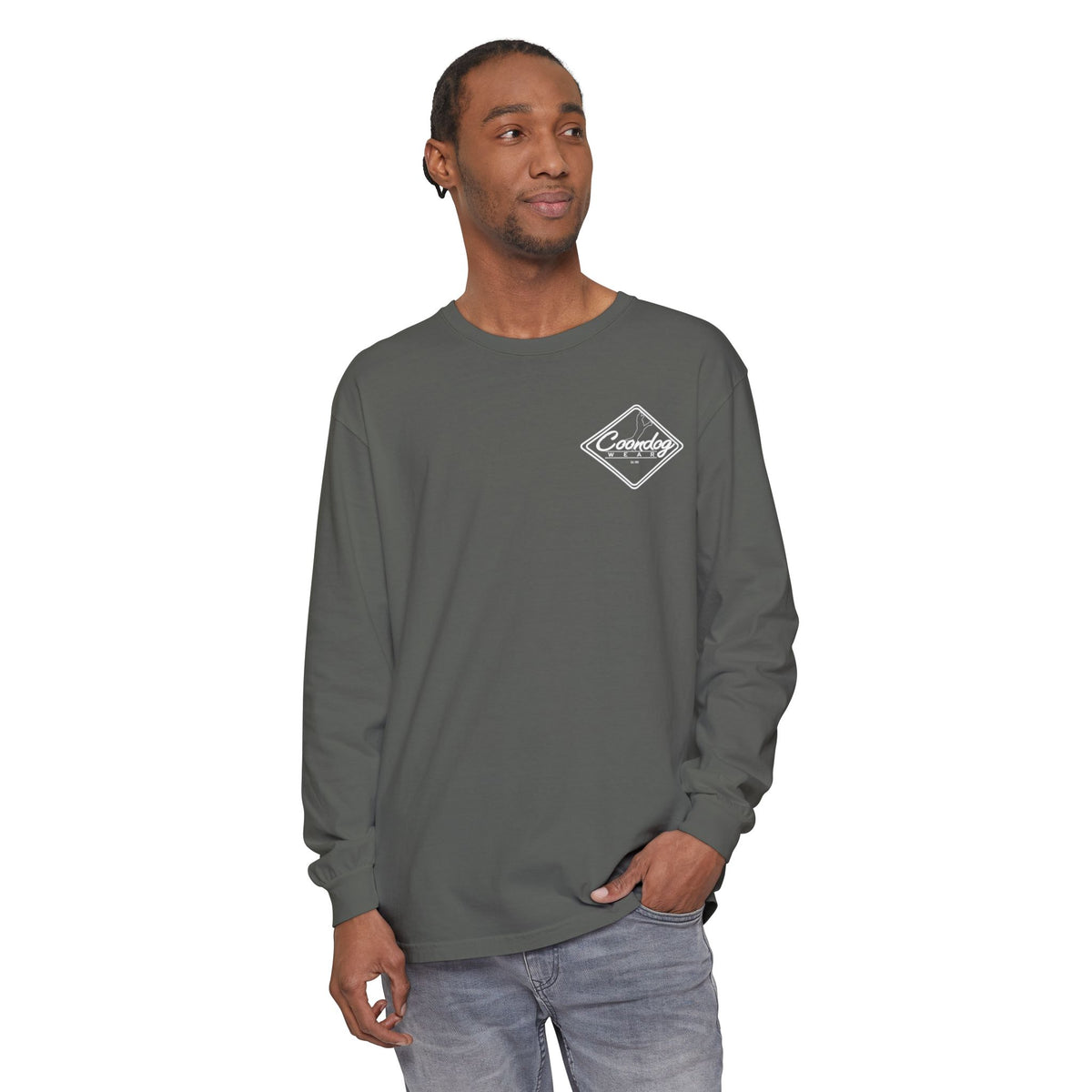 Coondog White Diamond Long Sleeve Shirt