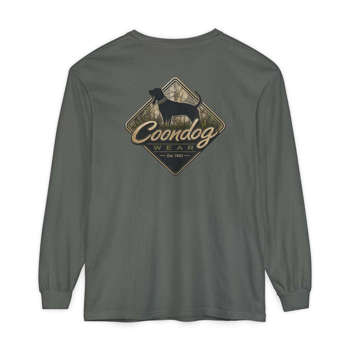 Coondog Hardwood Diamond Hunting Long Sleeve Shirt