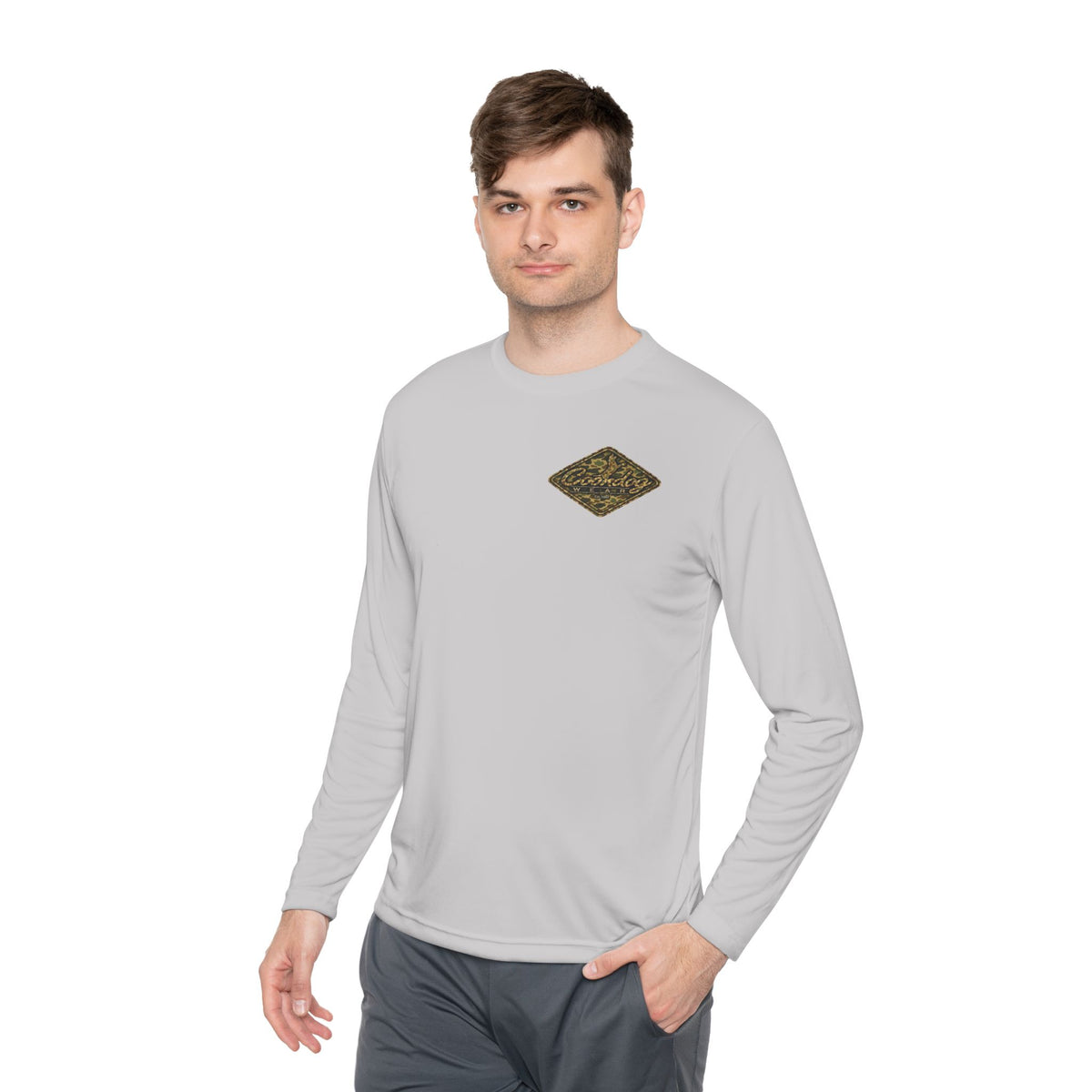 Coondog Vintage Duck Camo Diamond Performance Long Sleeve Shirt