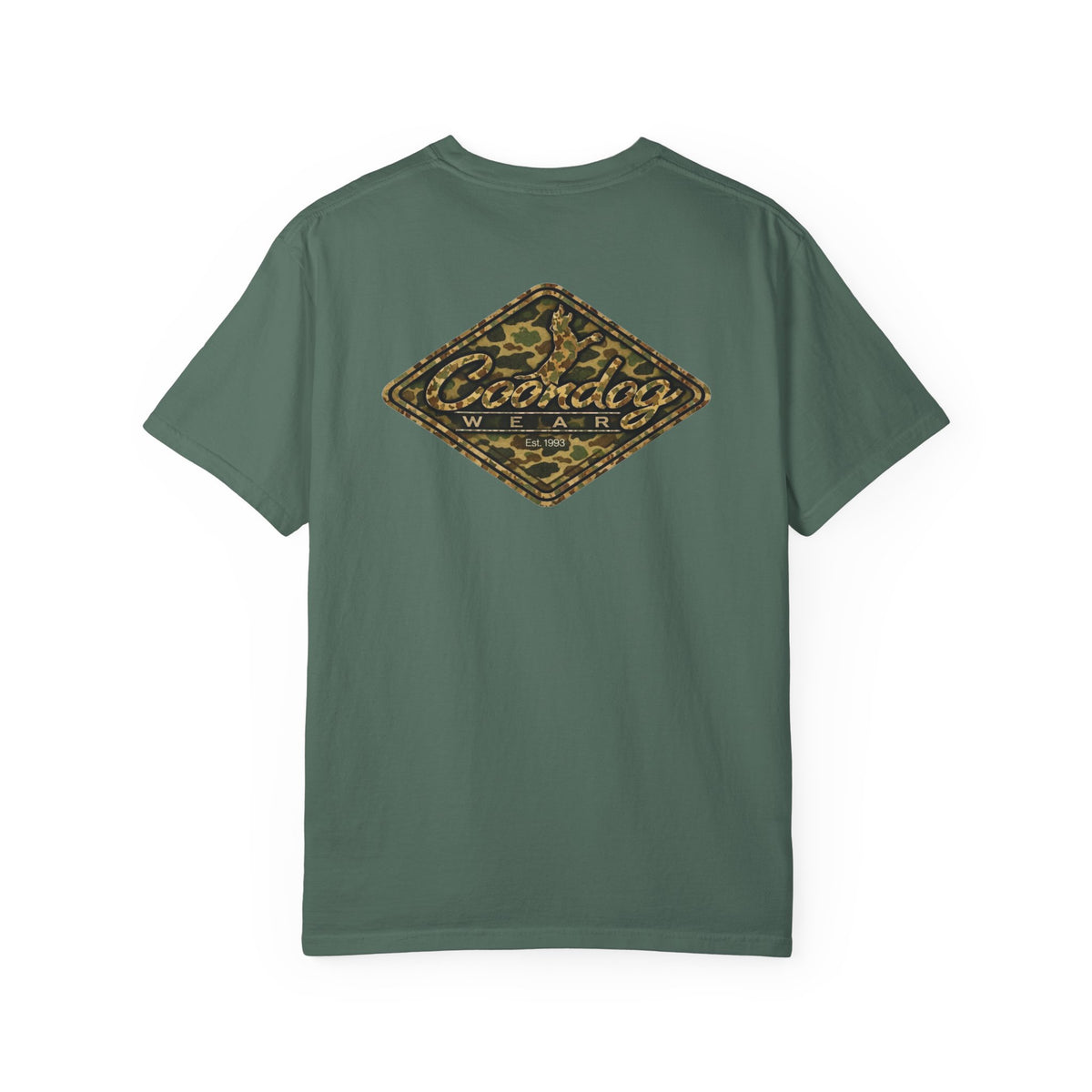 Coondog Vintage Duck Camo Diamond Hunting T-Shirt