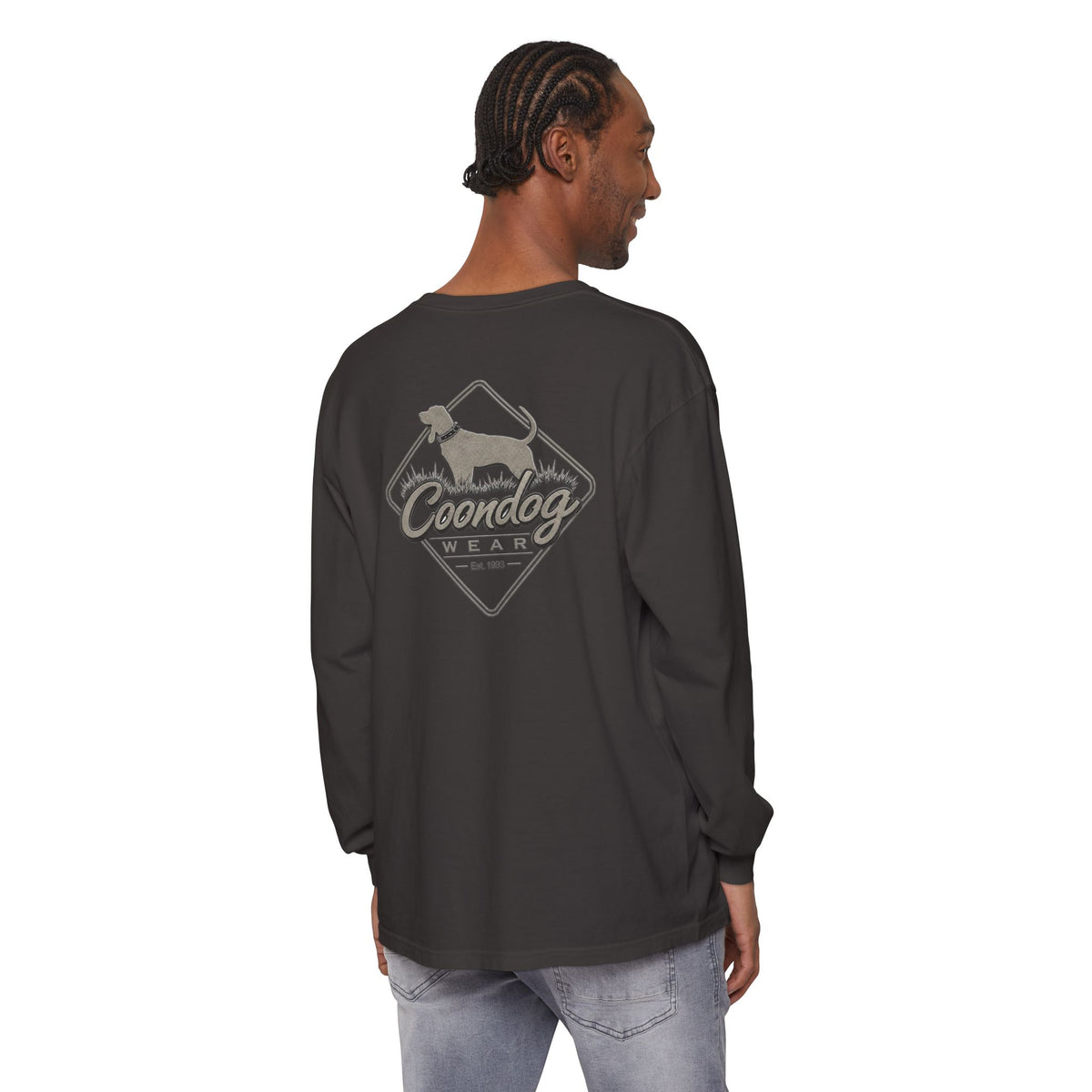 Coondog Stone Cold Concrete Diamond Hunting Long Sleeve Shirt