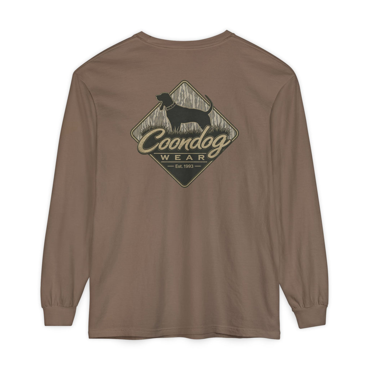 Coondog Bottom Land Diamond Hunting Long Sleeve Shirt