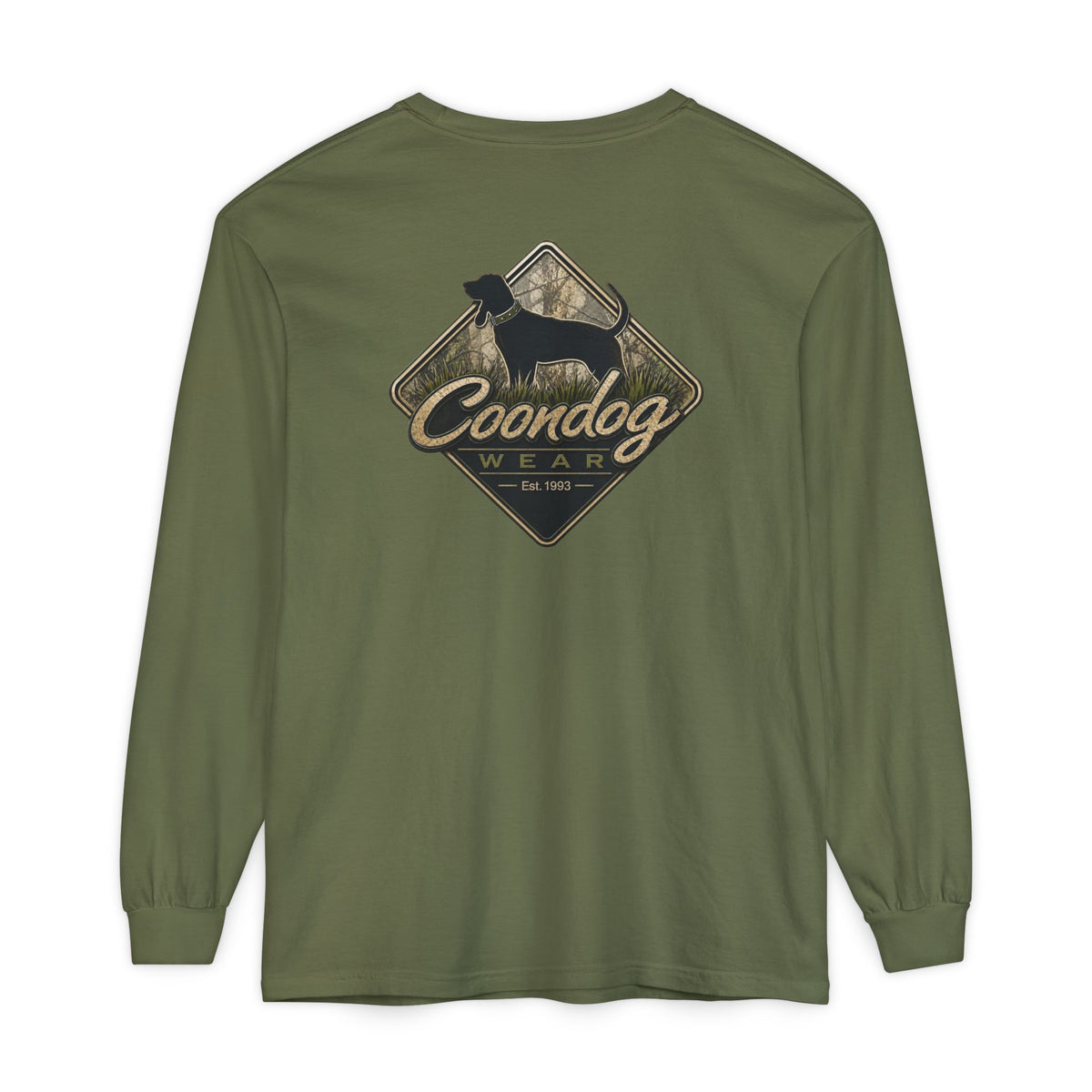 Coondog Hardwood Diamond Hunting Long Sleeve Shirt