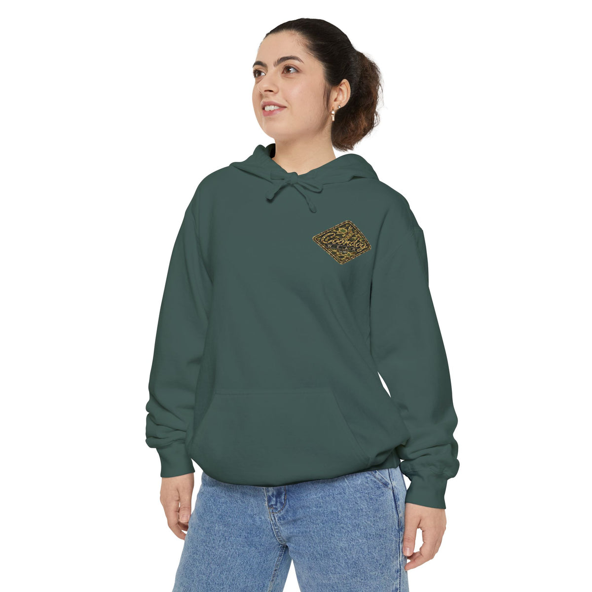CoonDog Vintage Duck Camo Diamond Heavyweight Hunting Hoodie