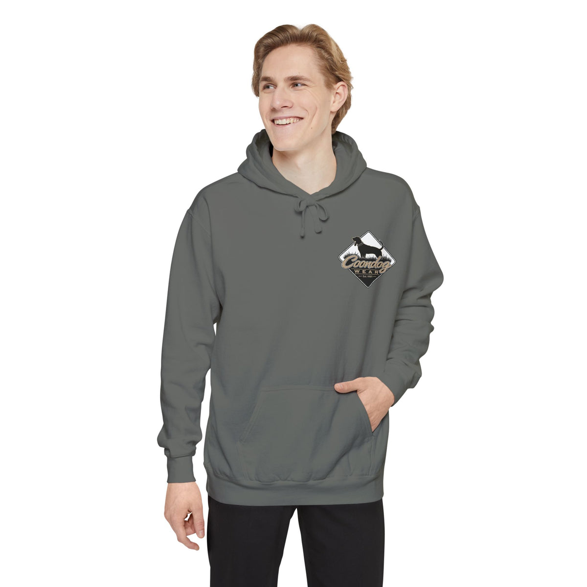 Coondog Classic Tan Diamond Heavyweight Hunting Hoodie