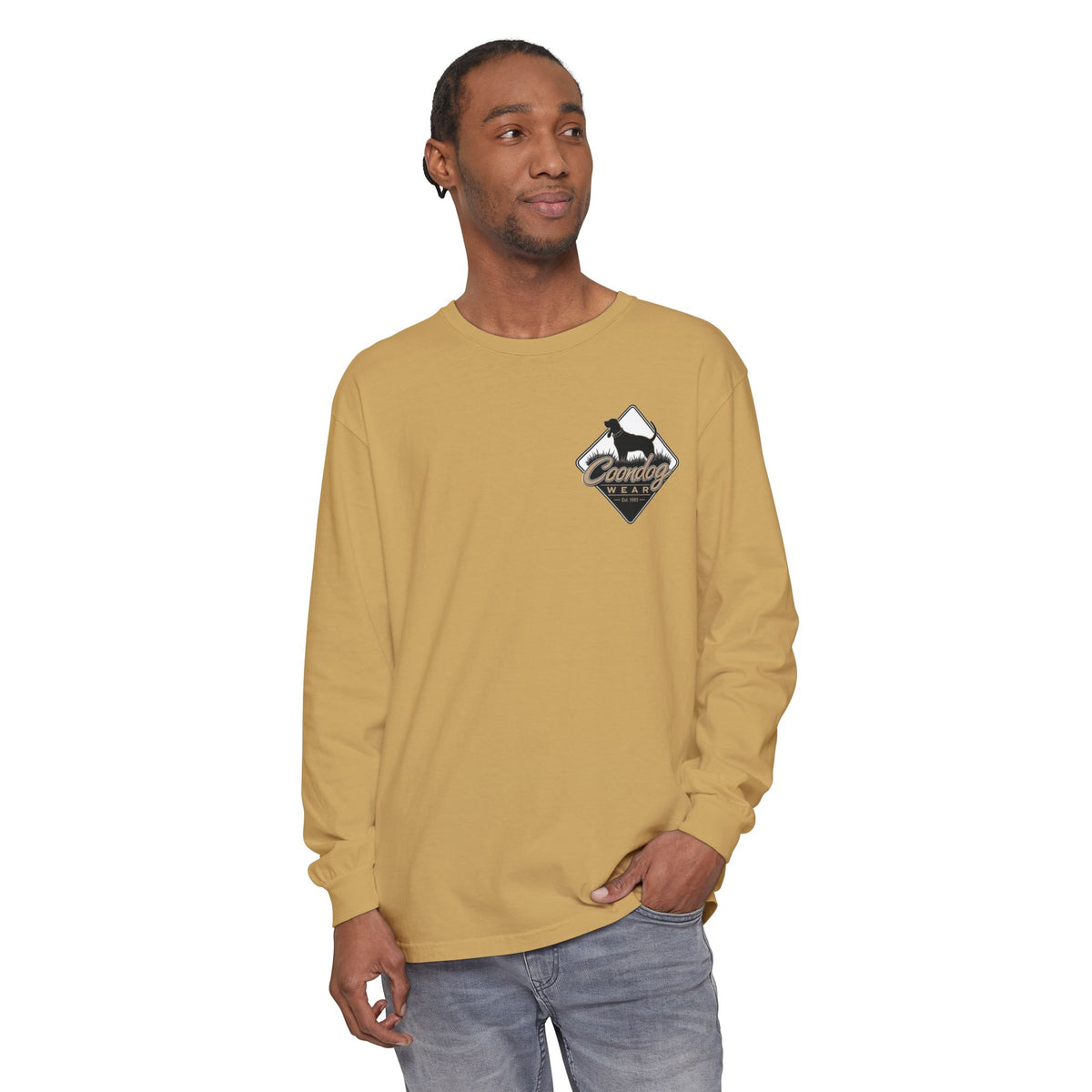 Coondog Classic Tan Diamond Hunting Long Sleeve Shirt