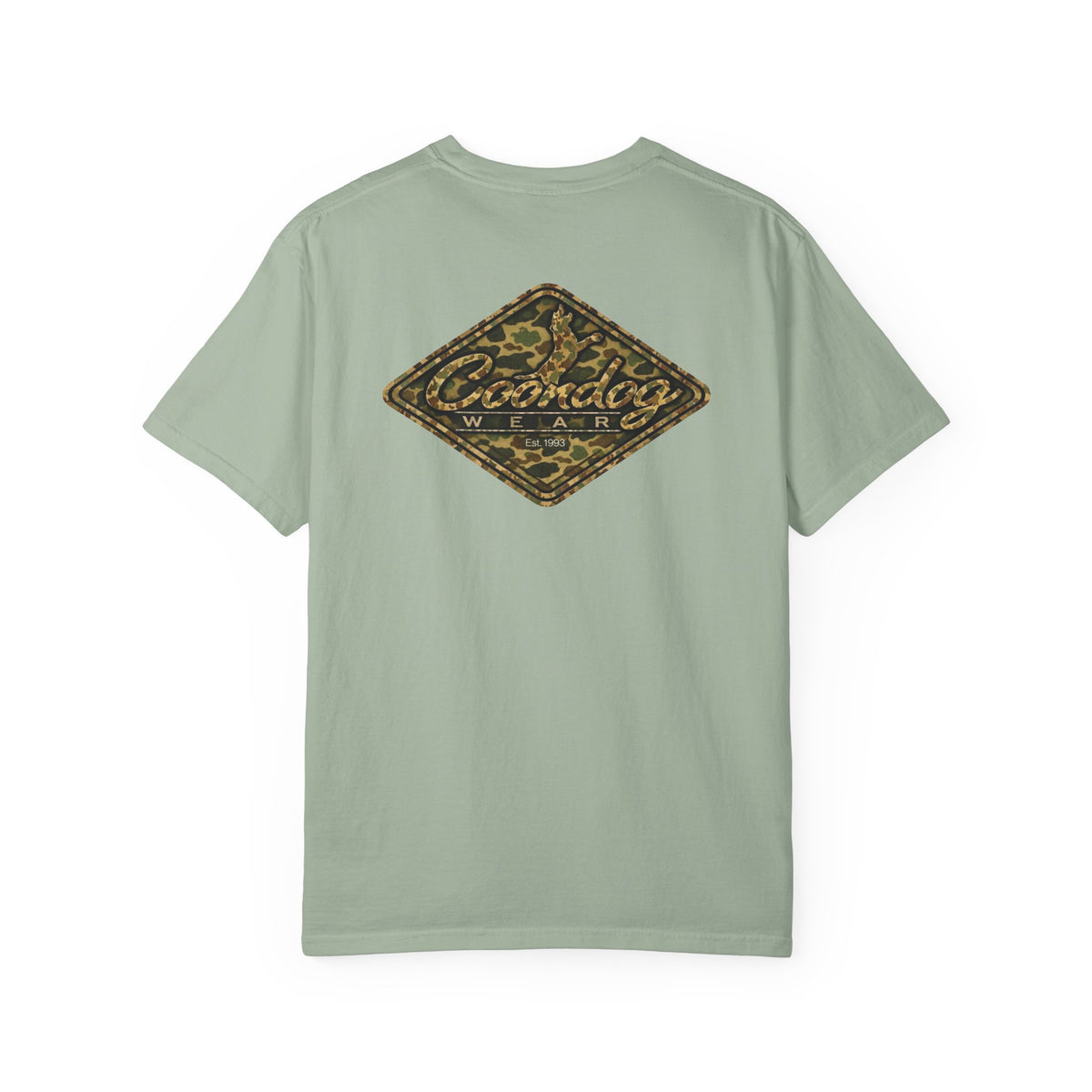 Coondog Vintage Duck Camo Diamond Hunting T-Shirt