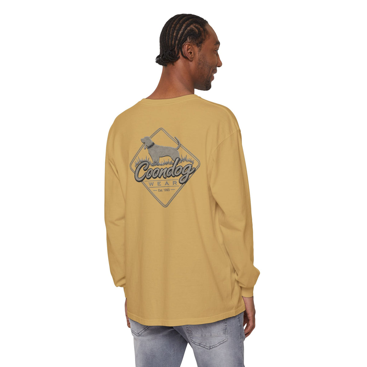 Coondog Stone Cold Concrete Diamond Hunting Long Sleeve Shirt