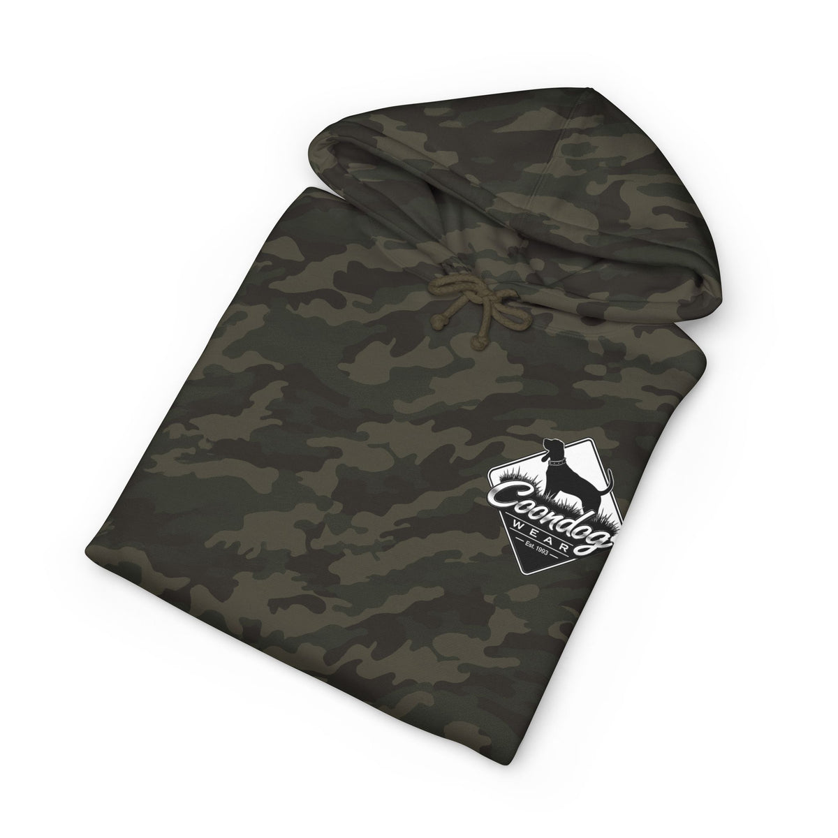 Coondog Classic White Diamond Heavyweight Hoodie
