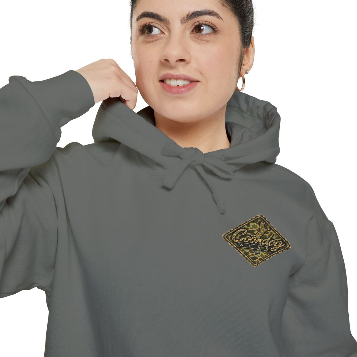 CoonDog Vintage Duck Camo Diamond Heavyweight Hunting Hoodie