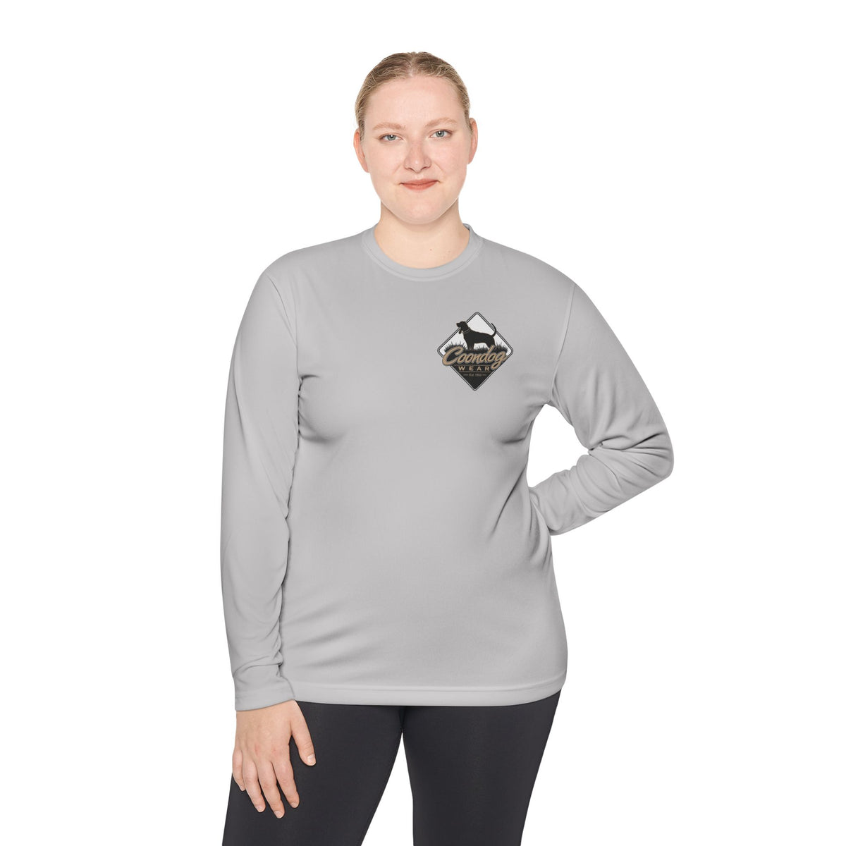 Coondog Classic Tan Diamond Performance Long Sleeve Shirt