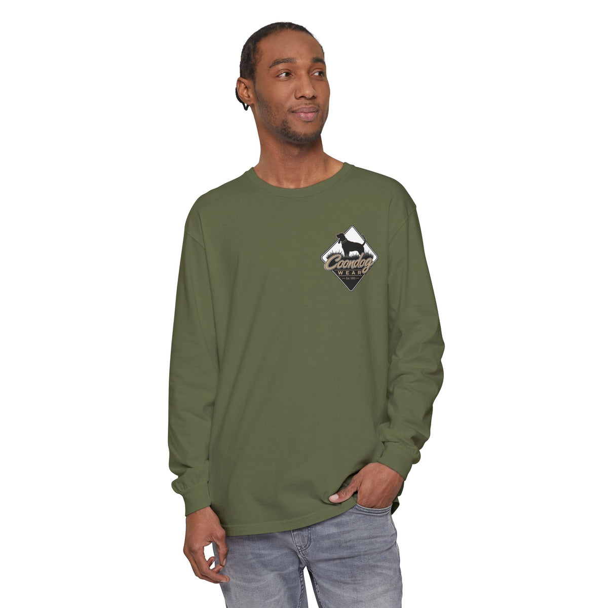 Coondog Classic Tan Diamond Hunting Long Sleeve Shirt