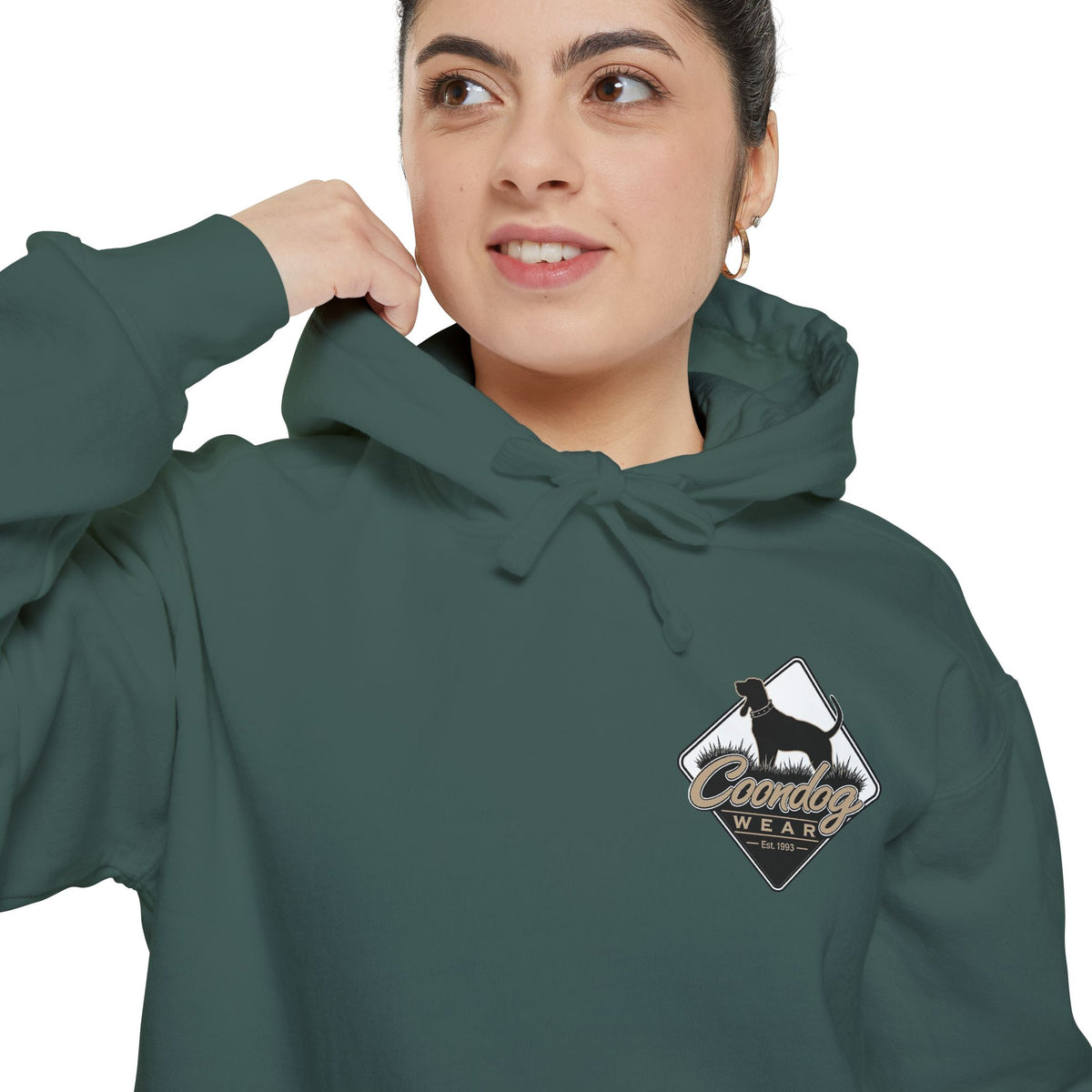 Coondog Classic Tan Diamond Heavyweight Hunting Hoodie