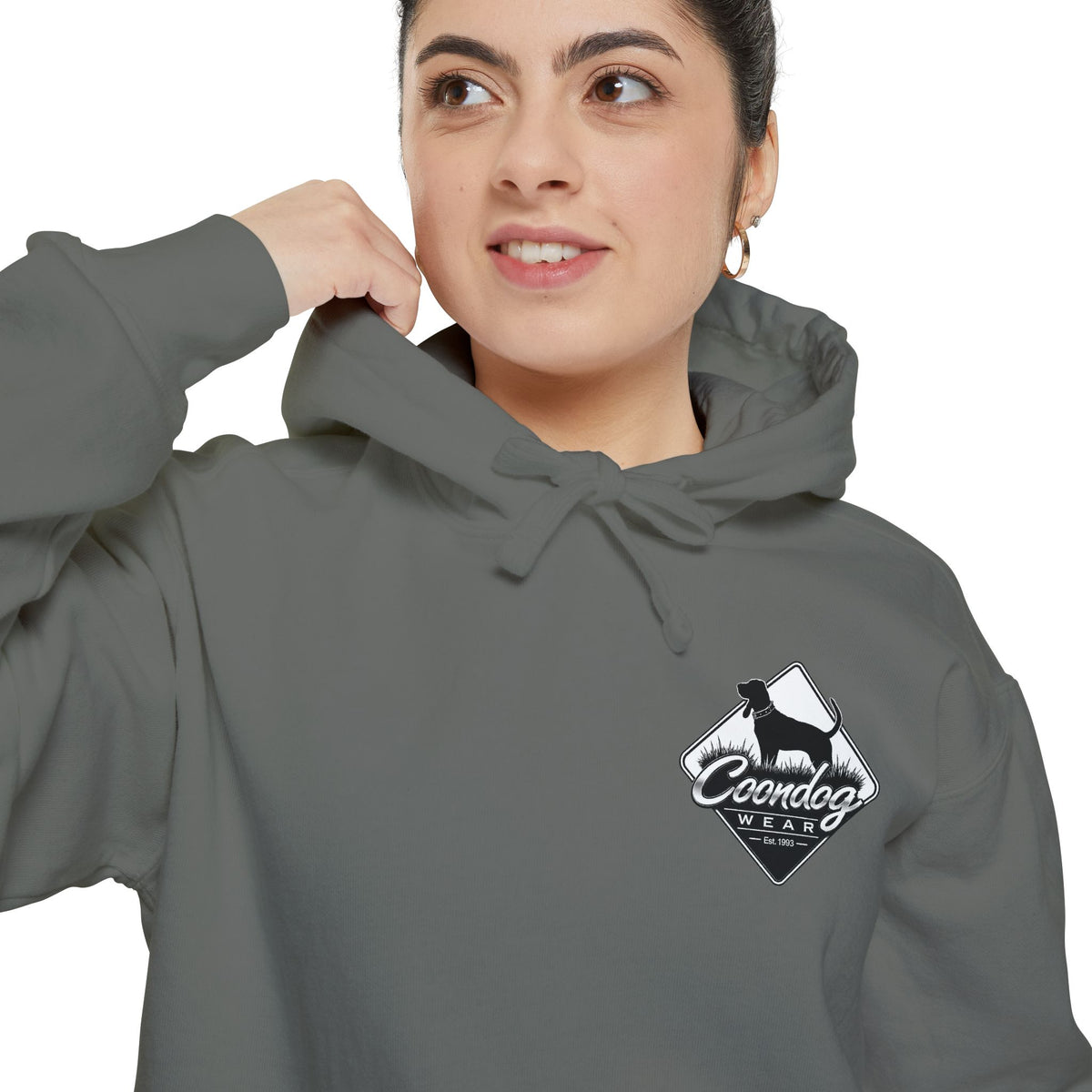 Coondog Classic White Diamond Heavyweight Hunting Hoodie