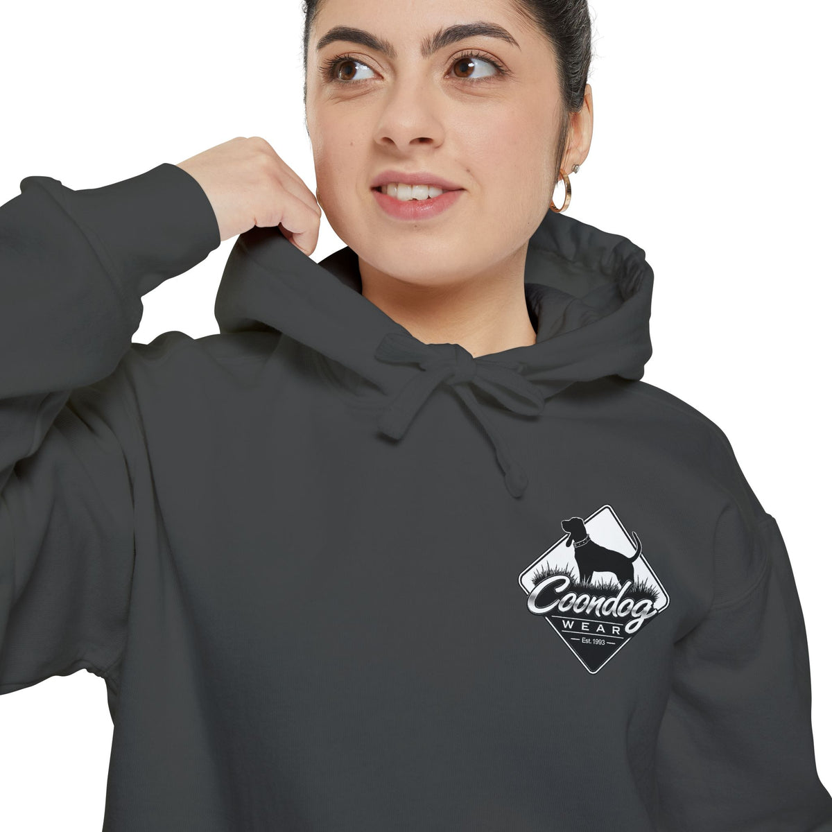 Coondog Classic White Diamond Heavyweight Hunting Hoodie