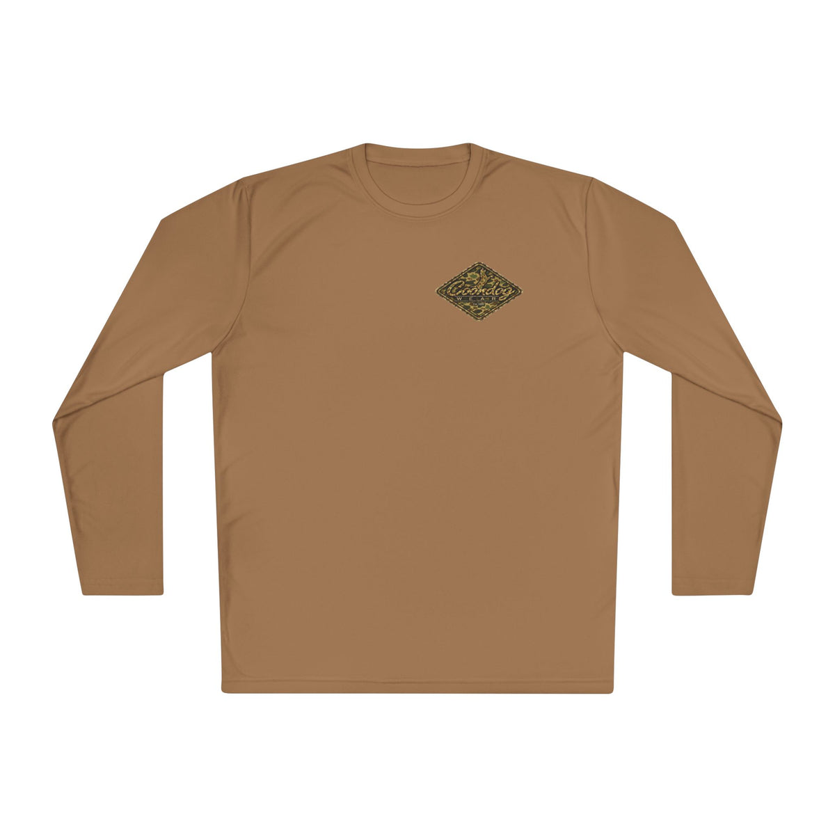 Coondog Vintage Duck Camo Diamond Performance Long Sleeve Shirt