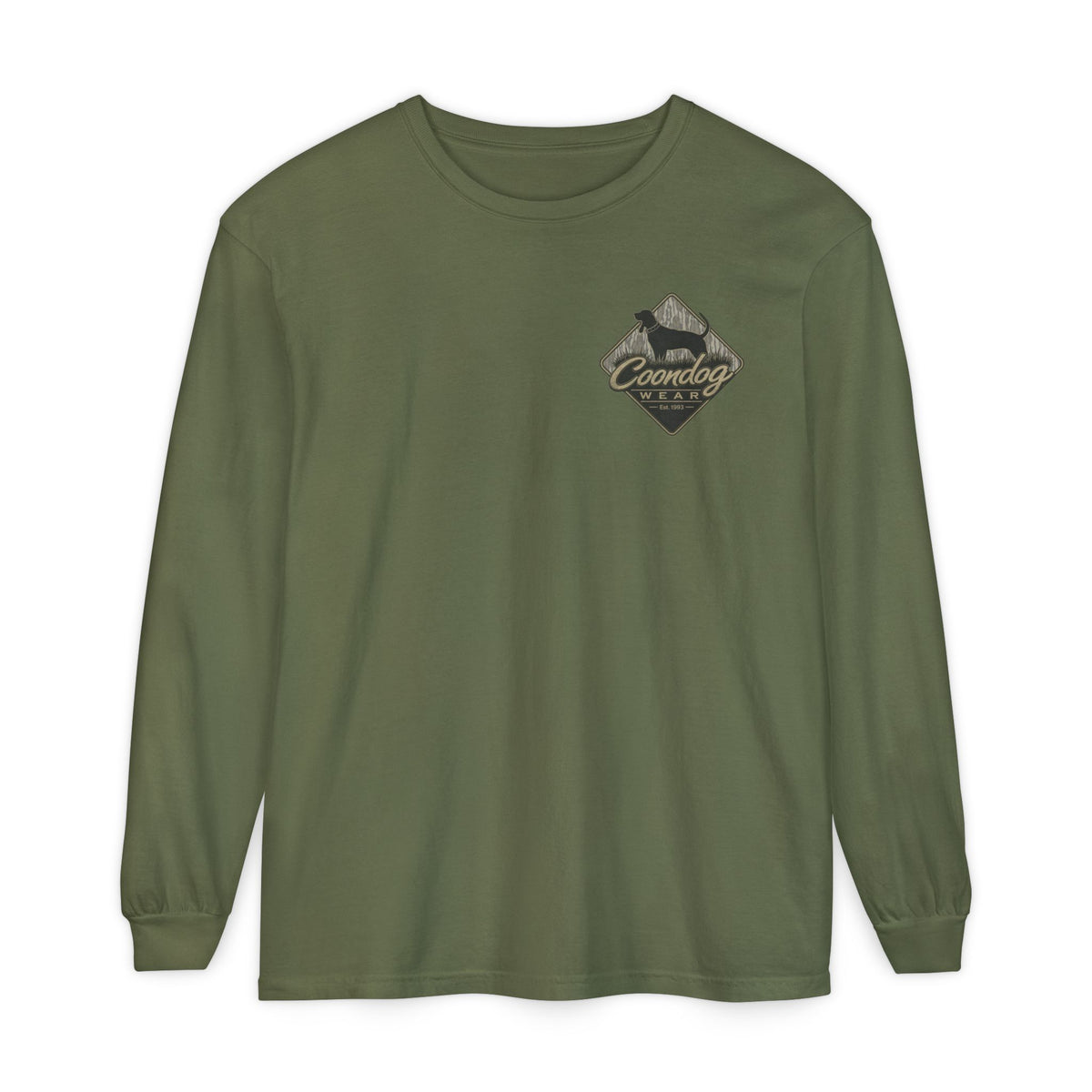Coondog Bottom Land Diamond Hunting Long Sleeve Shirt