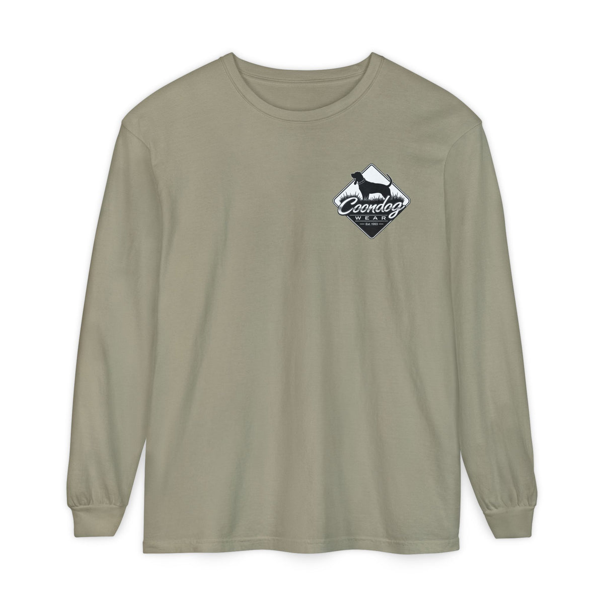 Coondog Classic White Diamond Hunting Long Sleeve Shirt