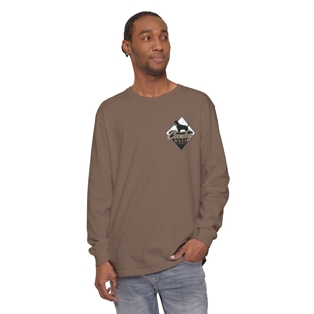 Coondog Classic Tan Diamond Hunting Long Sleeve Shirt