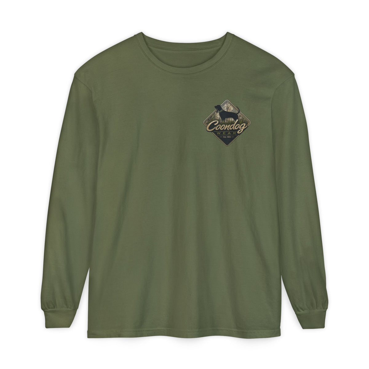 Coondog Hardwood Diamond Hunting Long Sleeve Shirt
