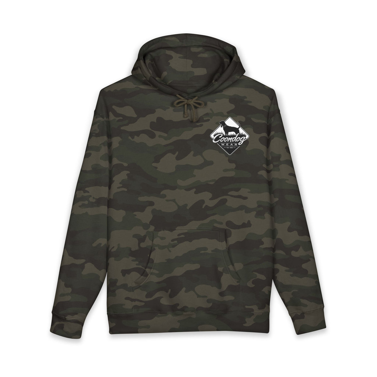 Coondog Classic White Diamond Heavyweight Hoodie