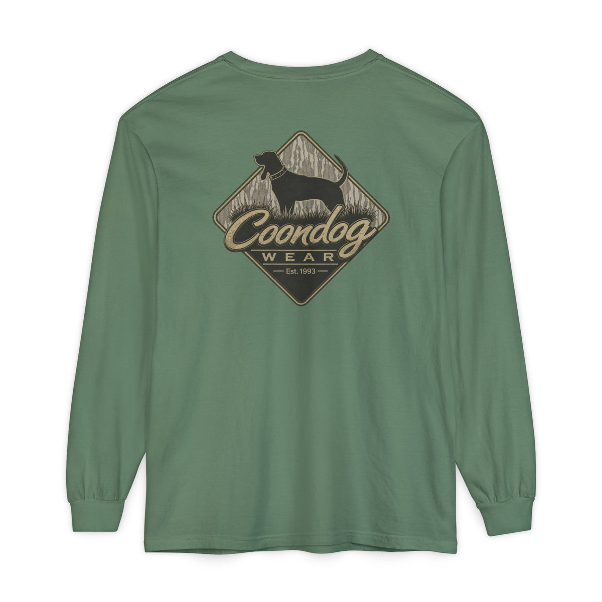 Coondog Bottom Land Diamond Hunting Long Sleeve Shirt