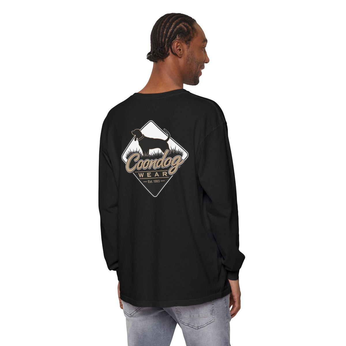 Coondog Classic Tan Diamond Hunting Long Sleeve Shirt