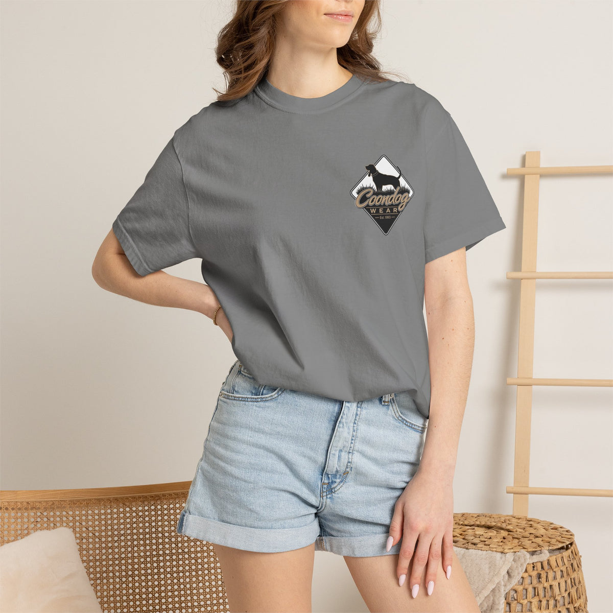 Coondog Classic Tan Diamond Hunting T-Shirt