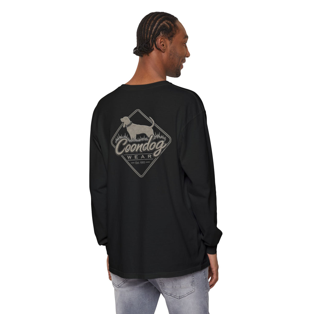 Coondog Stone Cold Concrete Diamond Hunting Long Sleeve Shirt