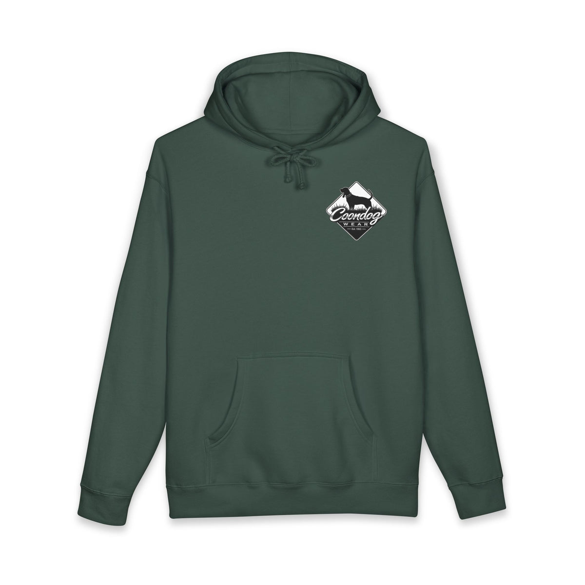 Coondog Classic White Diamond Heavyweight Hoodie