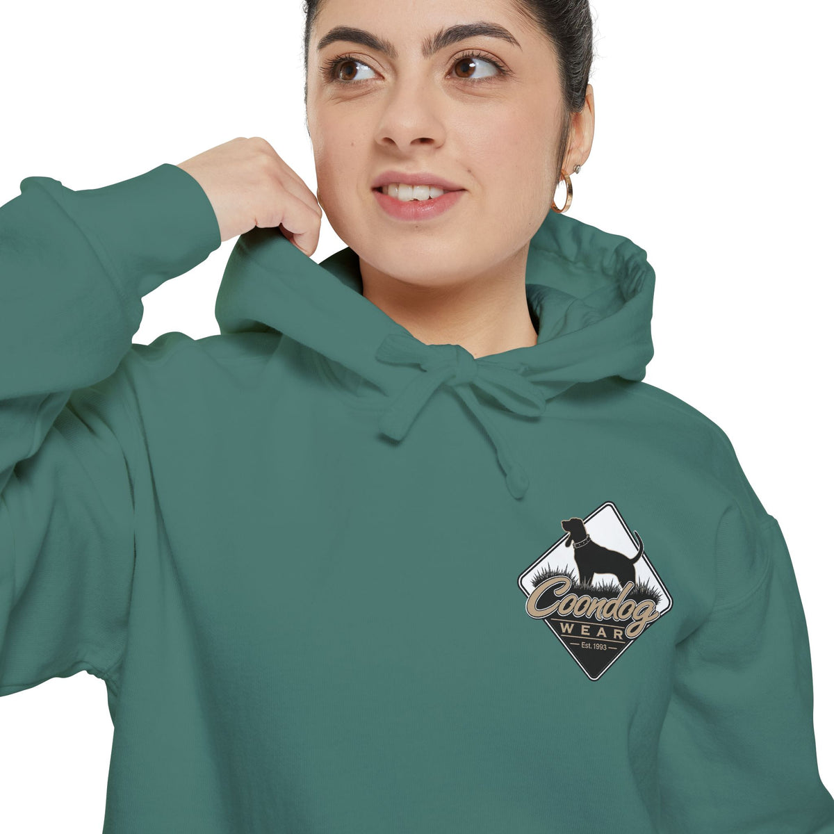 Coondog Classic Tan Diamond Heavyweight Hunting Hoodie