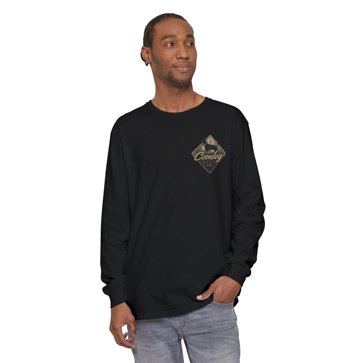 Coondog Hardwood Diamond Hunting Long Sleeve Shirt