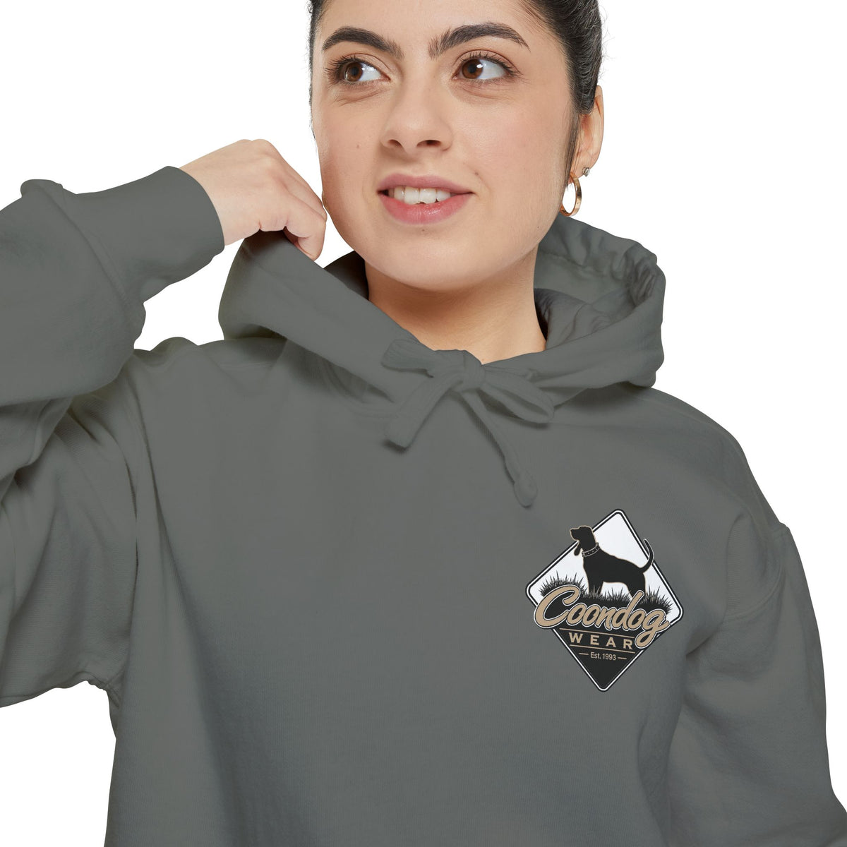 Coondog Classic Tan Diamond Heavyweight Hunting Hoodie