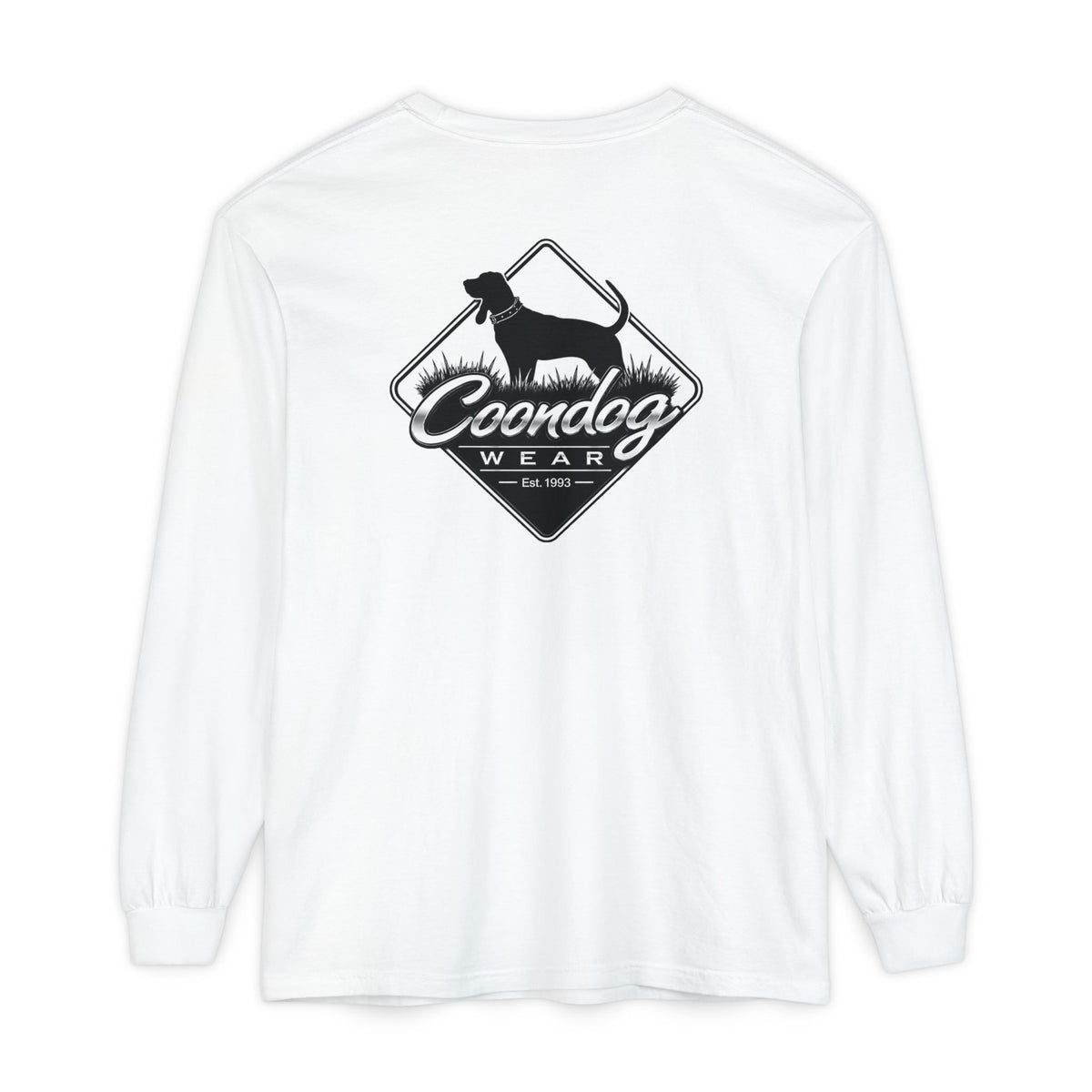 Coondog Classic White Diamond Hunting Long Sleeve Shirt