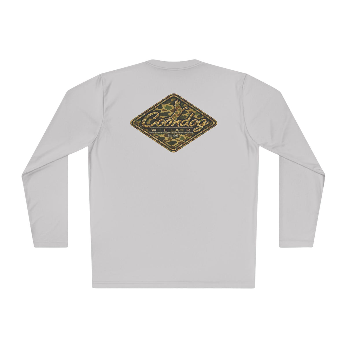 Coondog Vintage Duck Camo Diamond Performance Long Sleeve Shirt
