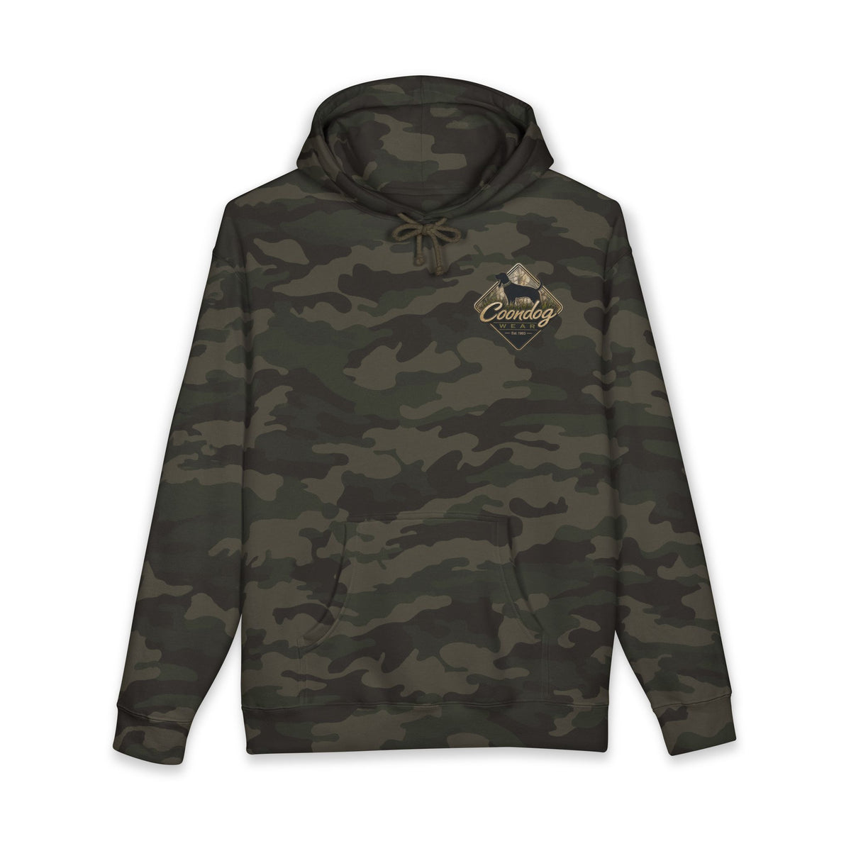 Coondog Hardwood Black Diamond Heavyweight Hoodie
