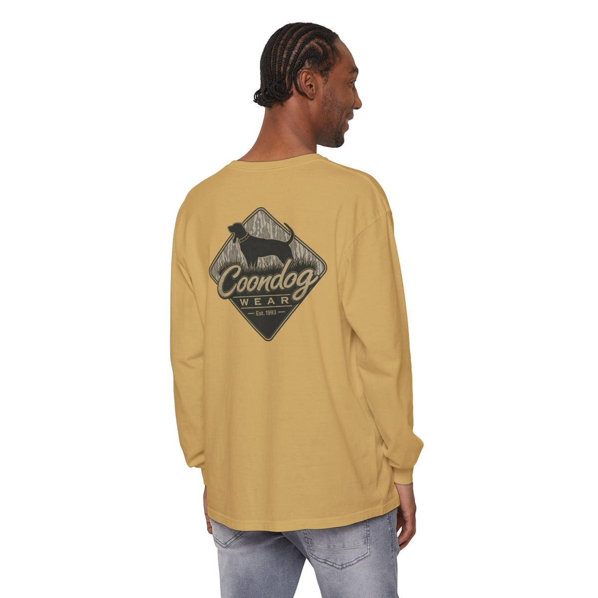 Coondog Bottom Land Diamond Hunting Long Sleeve Shirt