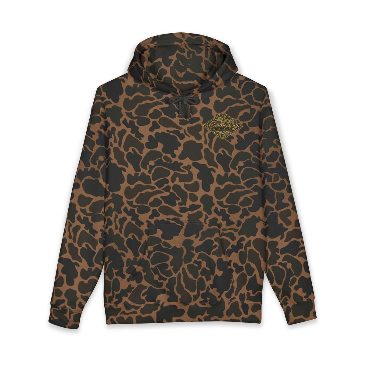 Coondog Vintage Duck Camo Diamond Heavyweight Hoodie