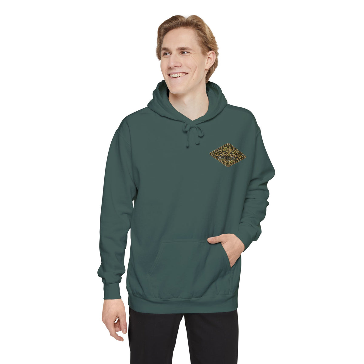 CoonDog Vintage Duck Camo Diamond Heavyweight Hunting Hoodie