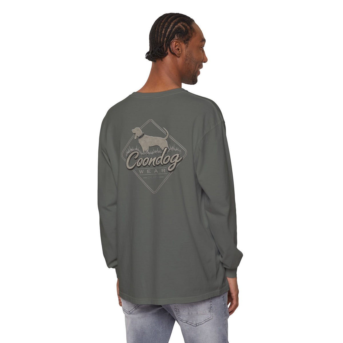 Coondog Stone Cold Concrete Diamond Hunting Long Sleeve Shirt