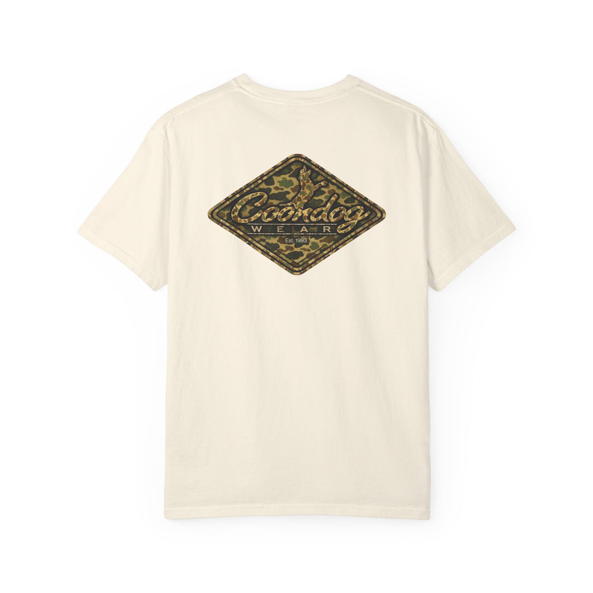 Coondog Vintage Duck Camo Diamond Hunting T-Shirt