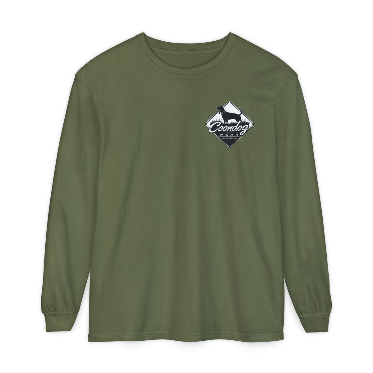 Coondog Classic White Diamond Hunting Long Sleeve Shirt