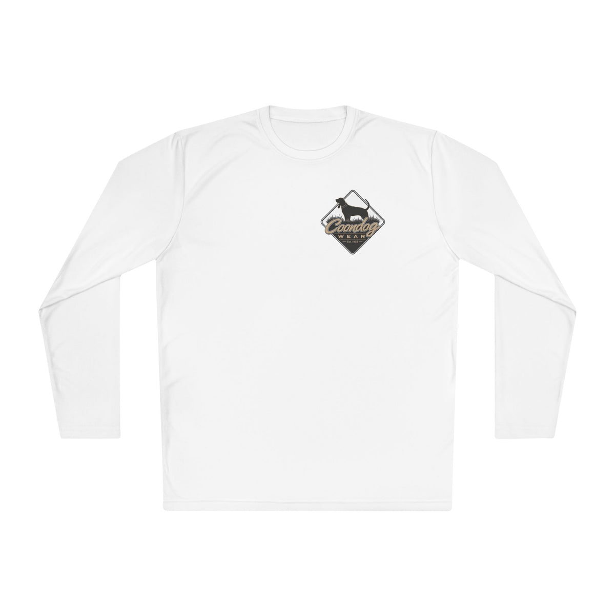 Coondog Classic Tan Diamond Performance Long Sleeve Shirt