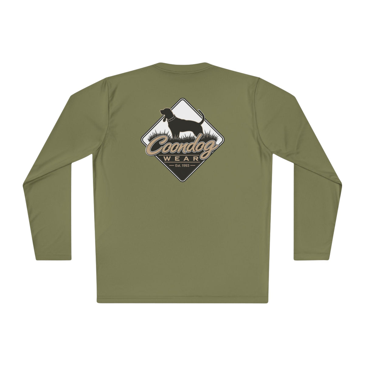 Coondog Classic Tan Diamond Performance Long Sleeve Shirt