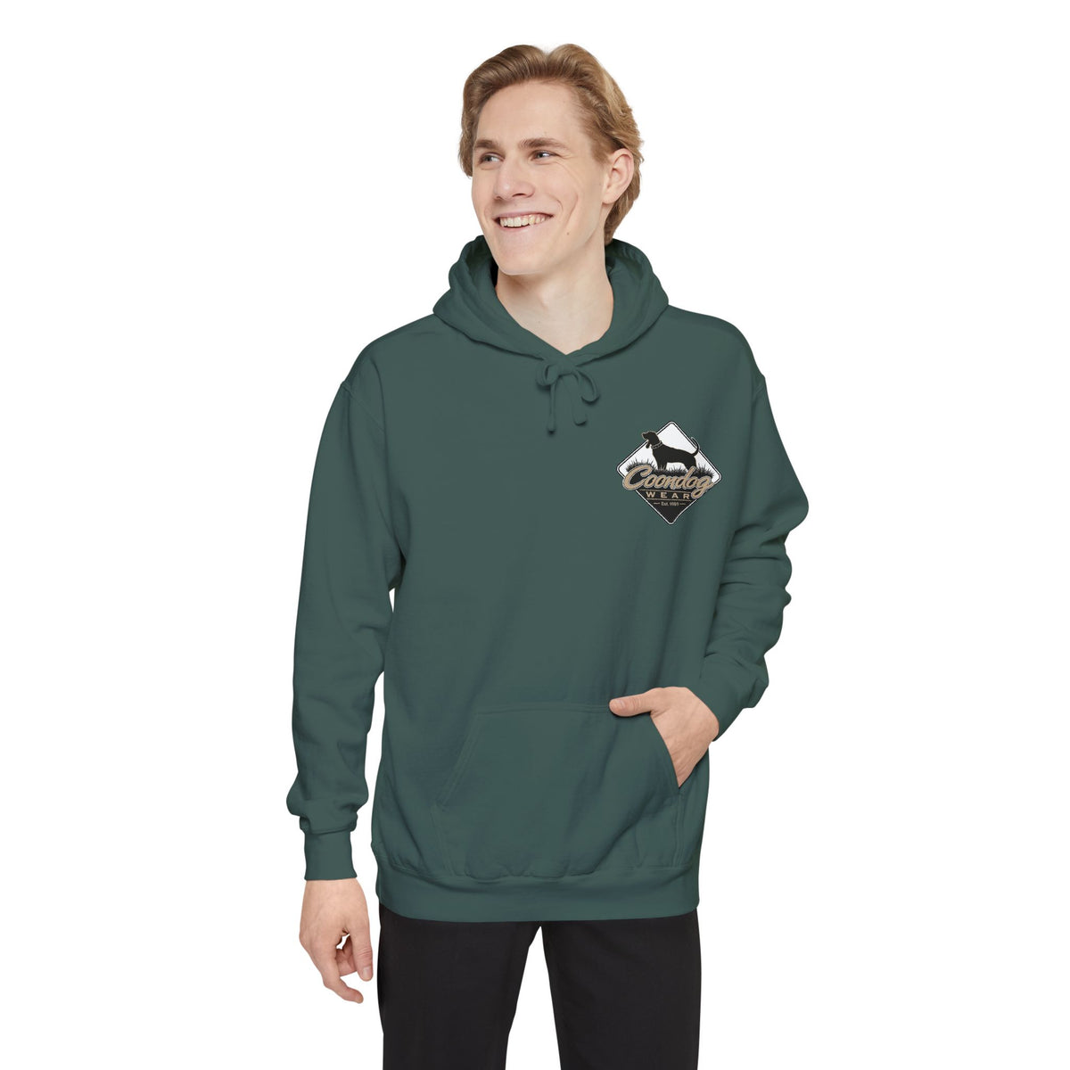 Coondog Classic Tan Diamond Heavyweight Hunting Hoodie