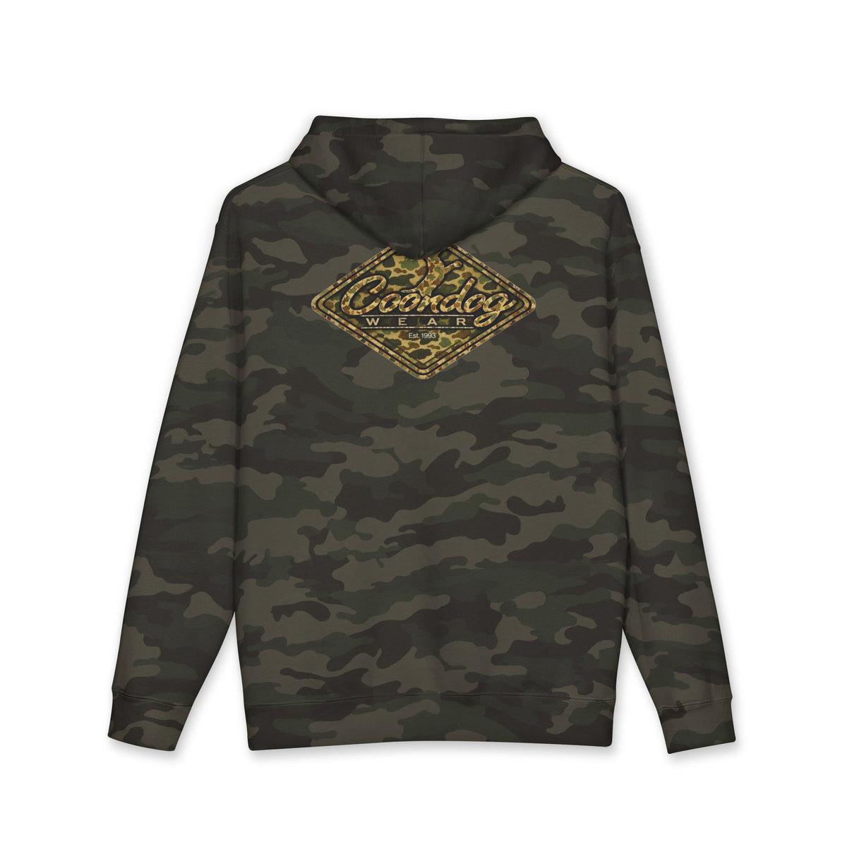 Coondog Vintage Duck Camo Diamond Heavyweight Hoodie