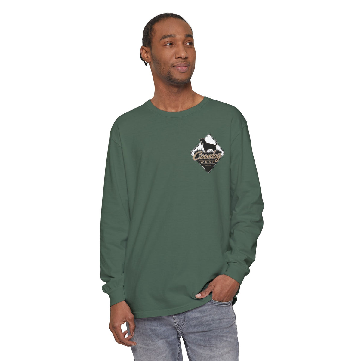Coondog Classic Tan Diamond Hunting Long Sleeve Shirt